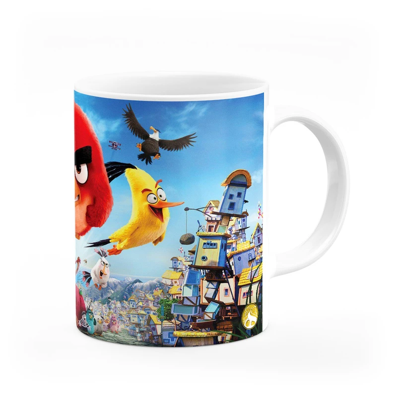 ماگ هومرو طرح انیمیشن پرندگان خشمگین The Angry Birds مدل MG3187