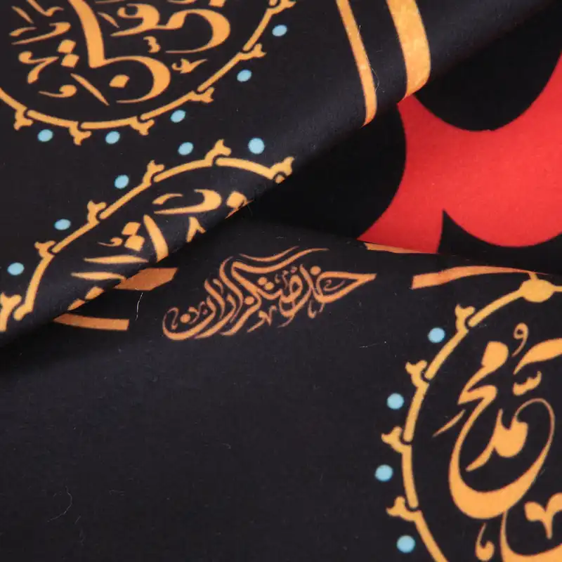 پرچم خدمتگزاران مدل کتیبه محرم طرح به مجلس روضه امام حسین علیه السلام خوش آمدید کد 40002493