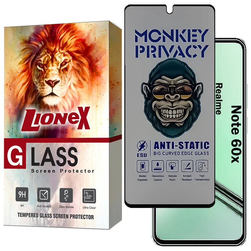 محافظ صفحه نمایش لایونکس مدل AMPL مناسب برای گوشی موبایل ریلمی Note 60x