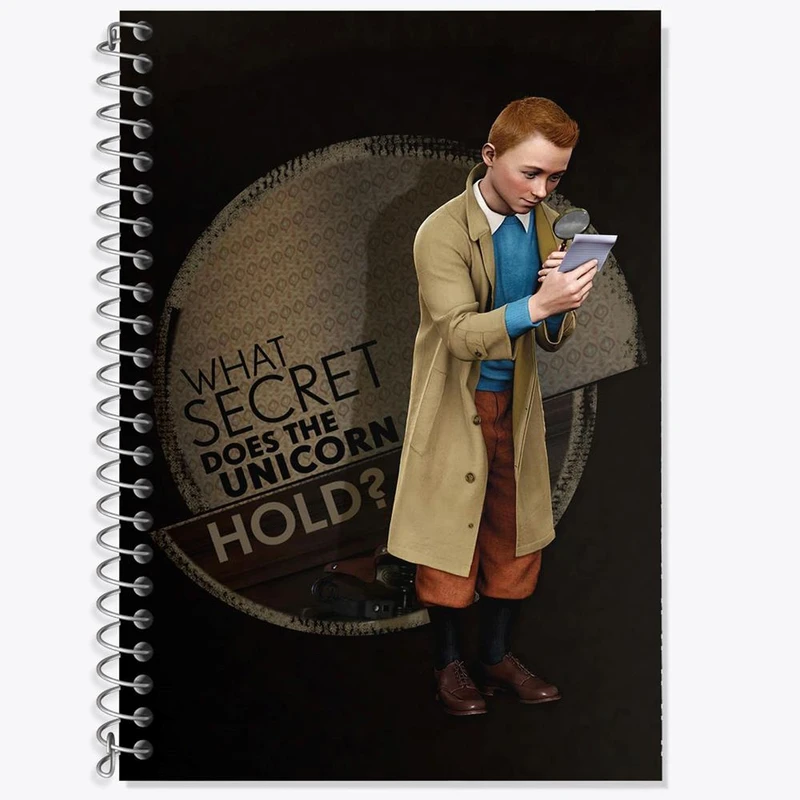 دفتر لغت 50 برگ خندالو مدل ماجراهای تن تن کد 27983