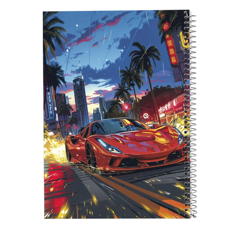 دفتر لیست خرید 50 برگ مدوپد مدل need for speed کد DF13659