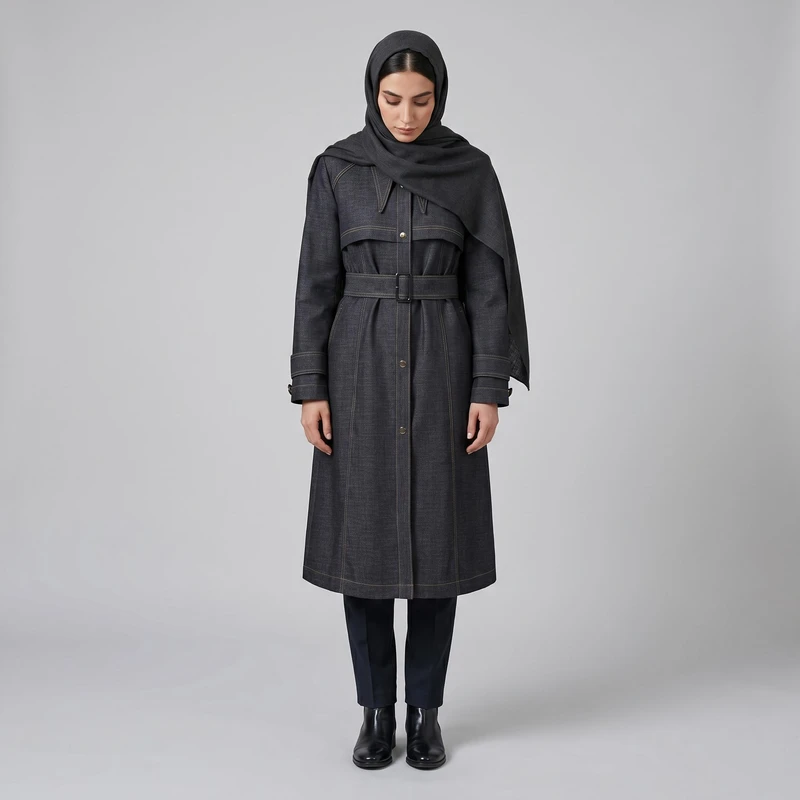 مانتو زنانه گره استایل مدل کوکو