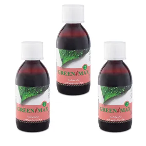 Greenimax 02 floral plants liquid fertilizer 250 ml pack of 3