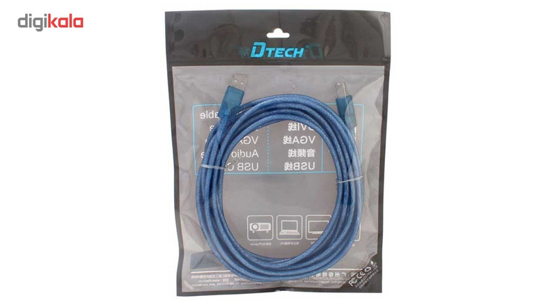 کابل رابط پرینتر USB 2.0 دیتک مدل DT-CU0094 به طول 3 متر