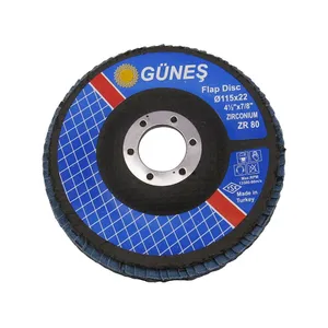 سنباده فلاپ دیسک گونش مدل 80-115FD بسته 10 عددی