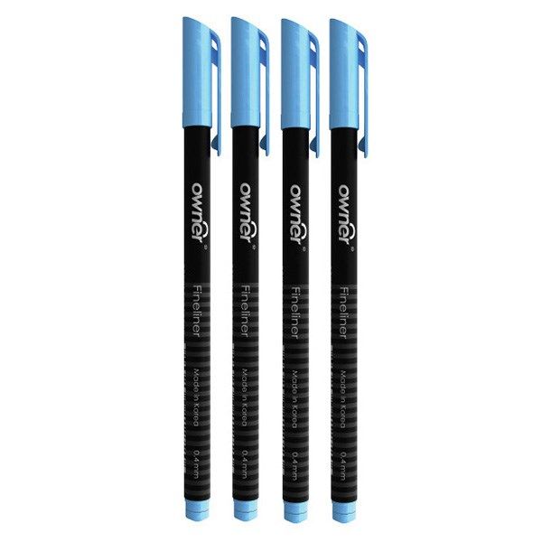 روان نویس اونر مدل Black Body 0.4 Sky Blue - بسته 4 عددی روان نویس اونر مدل Black Body 0.4 Sky Blue - بسته 4 عددی