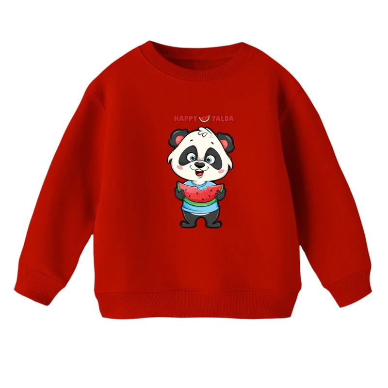 سویشرت بچگانه مدل پاندا هندوانه یلدایی کد 1