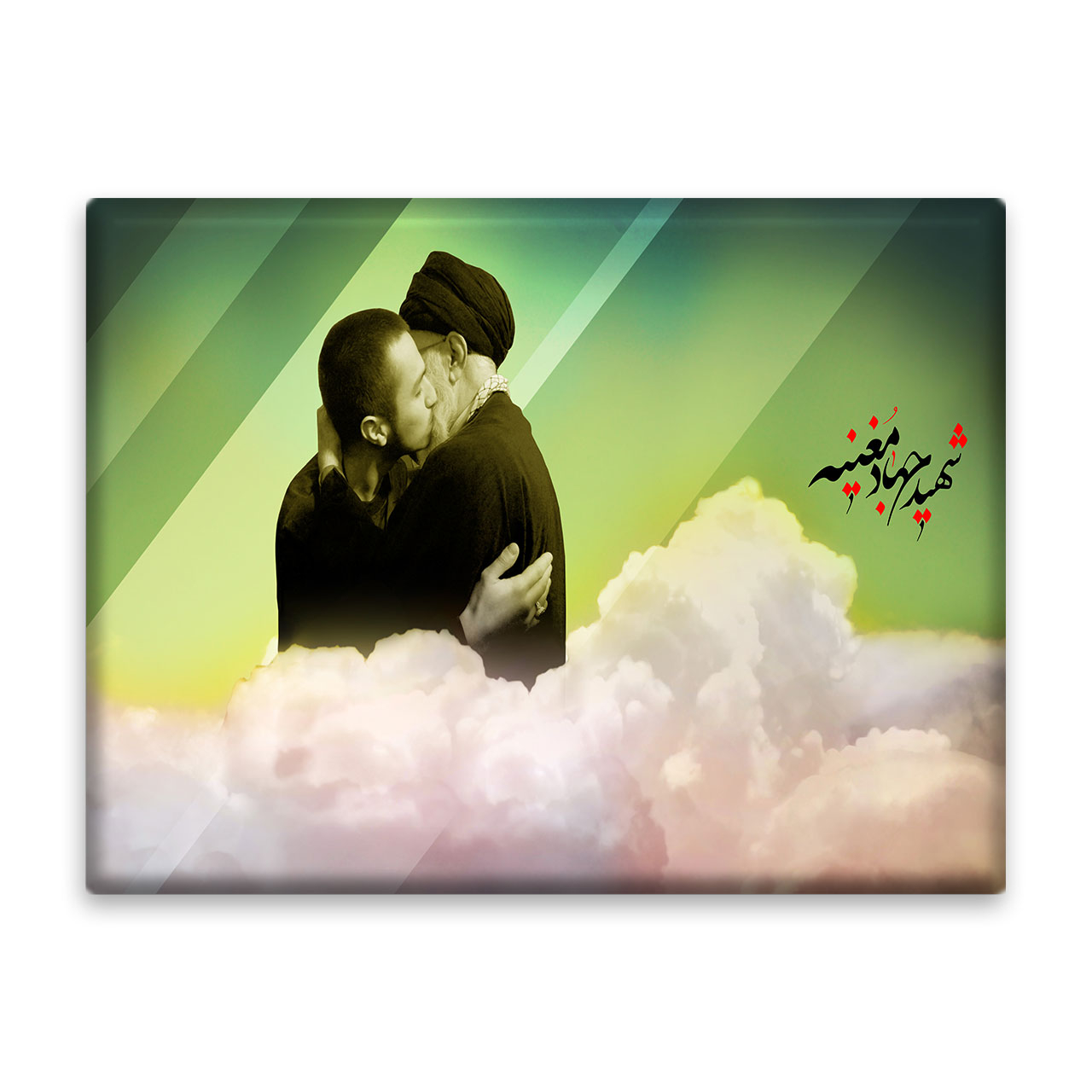 کاشی اطلس آبی  طرح شهید جهاد مغنیه مدل T5317