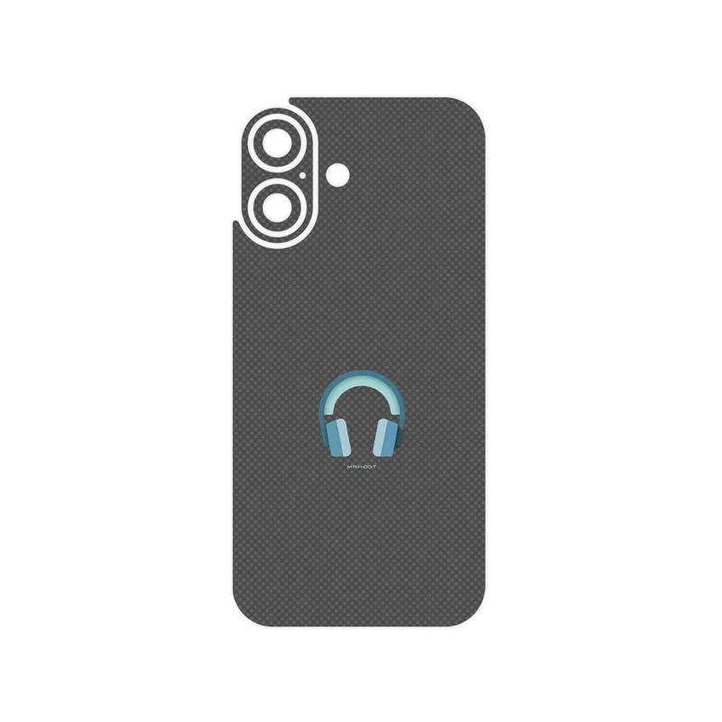 برچسب پوششی ماهوت مدل Minimal Headphone Icon مناسب برای گوشی موبایل اپل iPhone 16