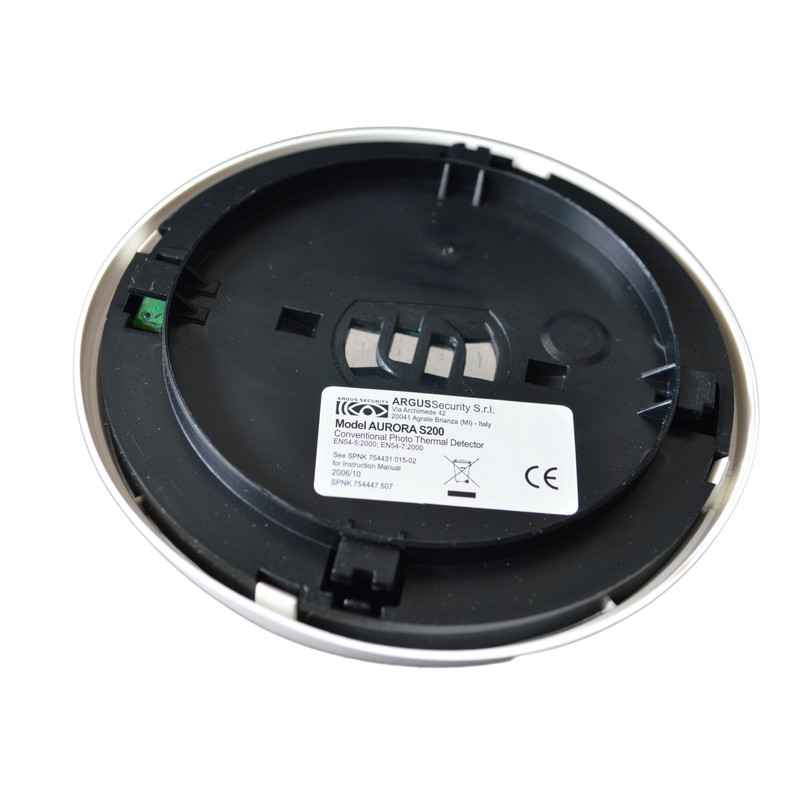 دتکتور دود و حرارت آرگوس سیکوریتی مدل S200+UB100 به همراه پایه نصب