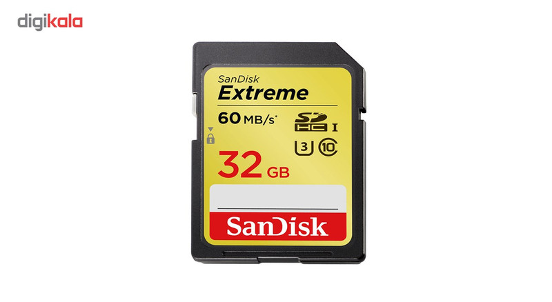 کارت حافظه SDHC سن دیسک 4K مدل Extreme کلاس 10 استاندارد UHS-I U3 سرعت 60MBps ظرفیت 32 گیگابایت