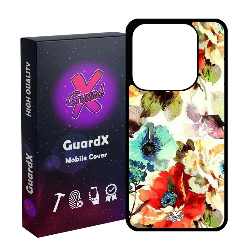 کاور گارد ایکس طرح گل مدل 10405 مناسب برای گوشی موبایل شیائومی Redmi Note 14 4G