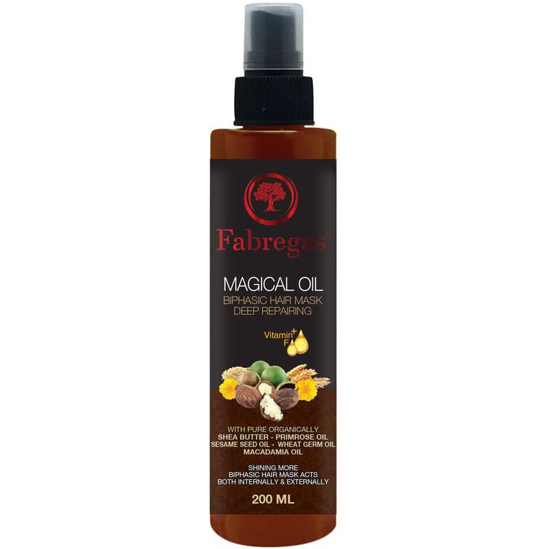 ماسک مو دو فاز فابریگاس مدل Magical Oil حجم 200 میلی لیتر