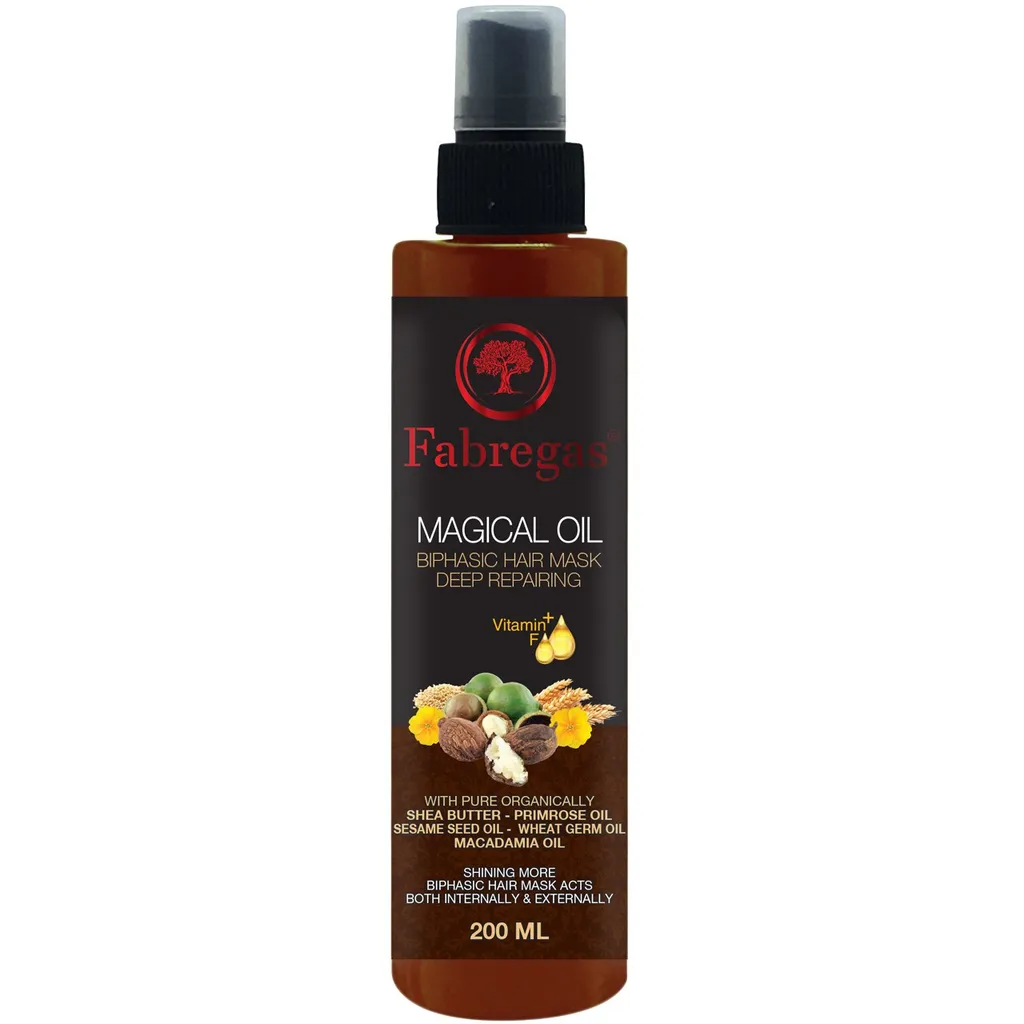 ماسک مو دو فاز فابریگاس مدل Magical Oil حجم 200 میلی لیتر