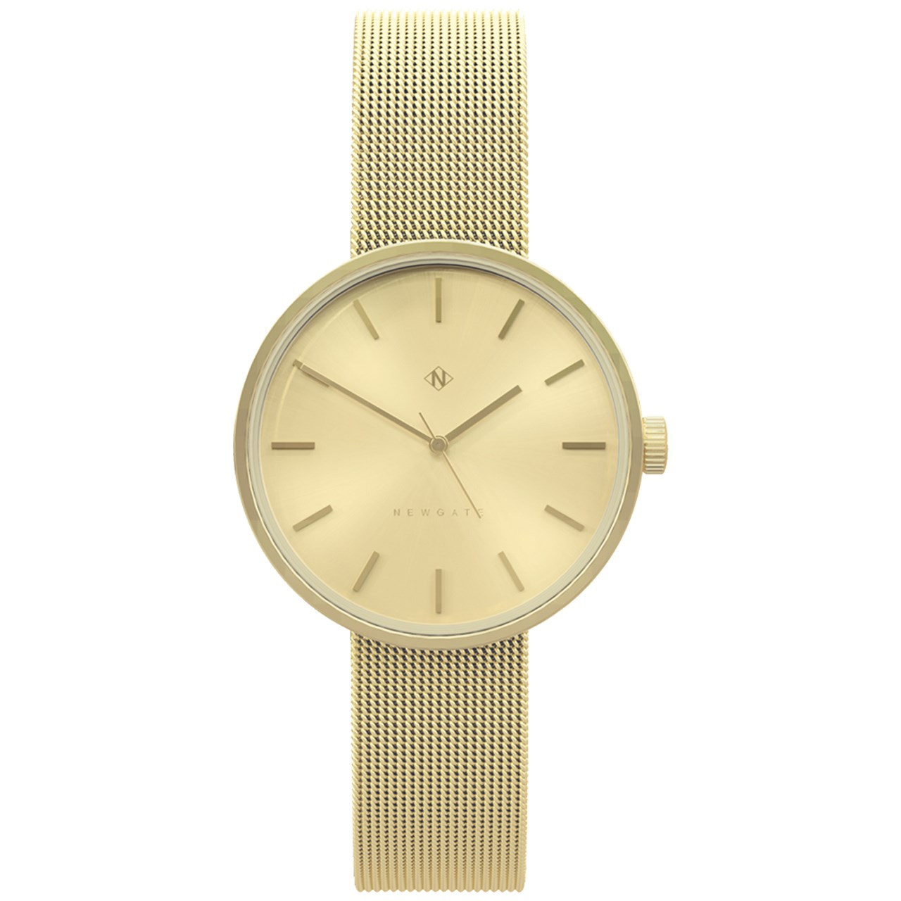 ساعت زنانه برند نیوگیت مدل The Atom Gold Mesh Bracelet ساعت زنانه برند نیوگیت مدل The Atom Gold Mesh Bracelet