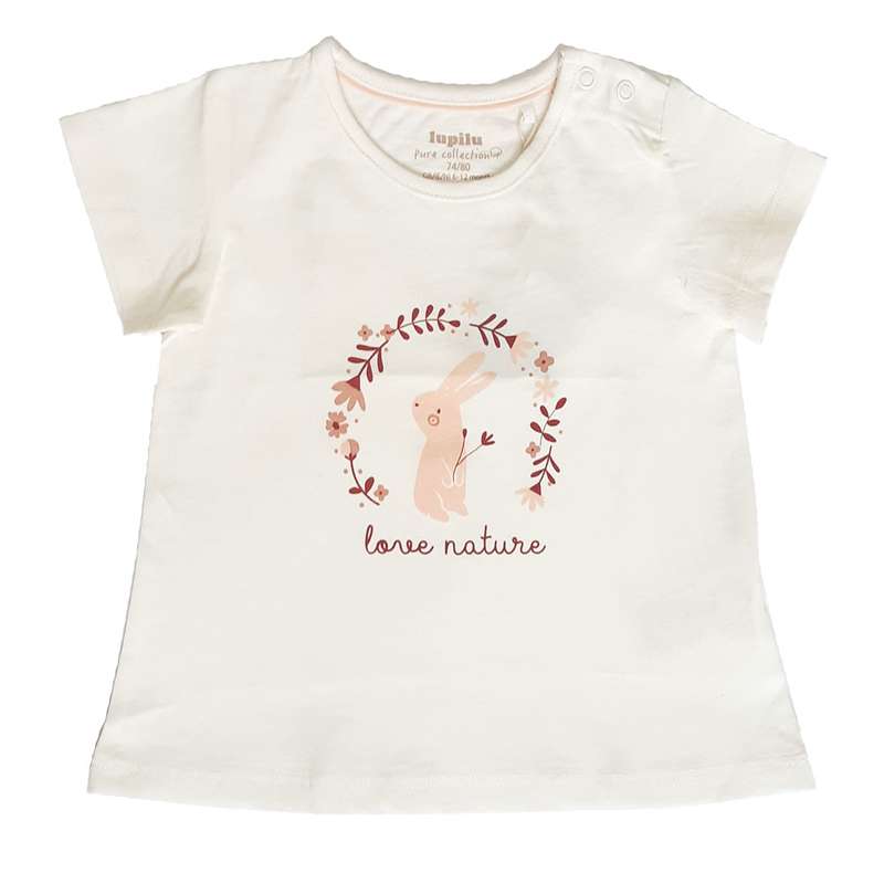 تی شرت نوزادی دخترانه لوپیلو مدل خرگوش sh28