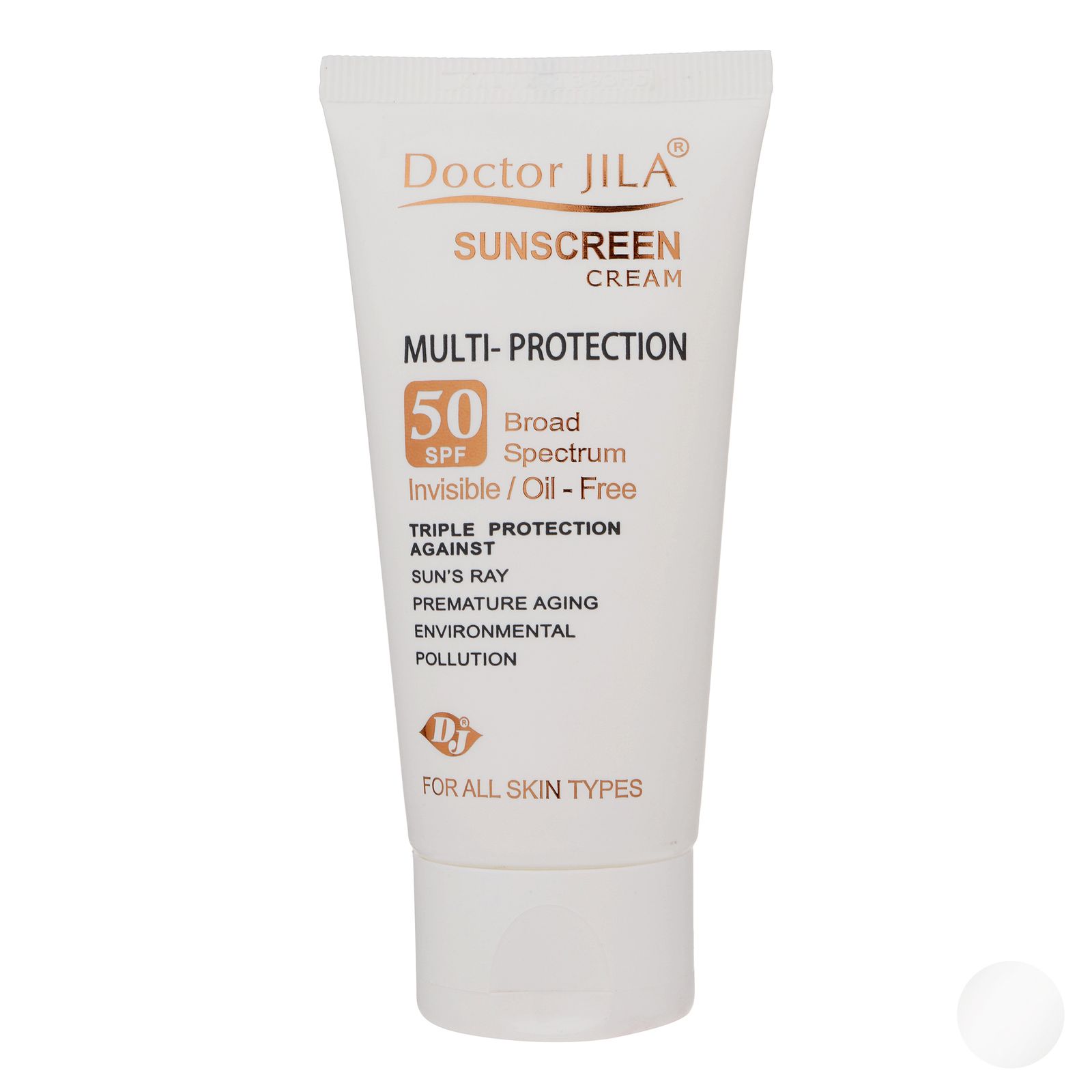 کرم ضد آفتاب دکتر ژیلا سری Multi Protection مدل Invisible حجم ۵۰ میلی لیتر -  - 1