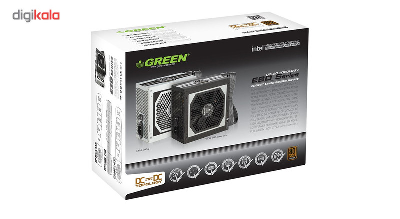 منبع تغذیه کامپیوتر گرین مدل GP430A-ESD