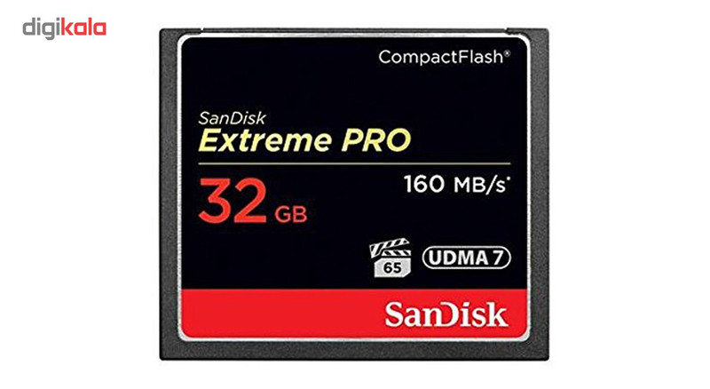 کارت حافظه CompactFlash سن دیسک مدل Extreme Pro سرعت 160MBps ظرفیت 32 گیگابایت