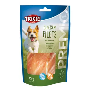 غذای تشویقی سگ تریکسی مدل Trixie Chicken Filet وزن 100 گرم