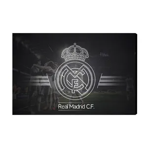 تابلو شاسی عرش مدل  AS266  طرح real madrid سایز 20x30 سانتی متر
