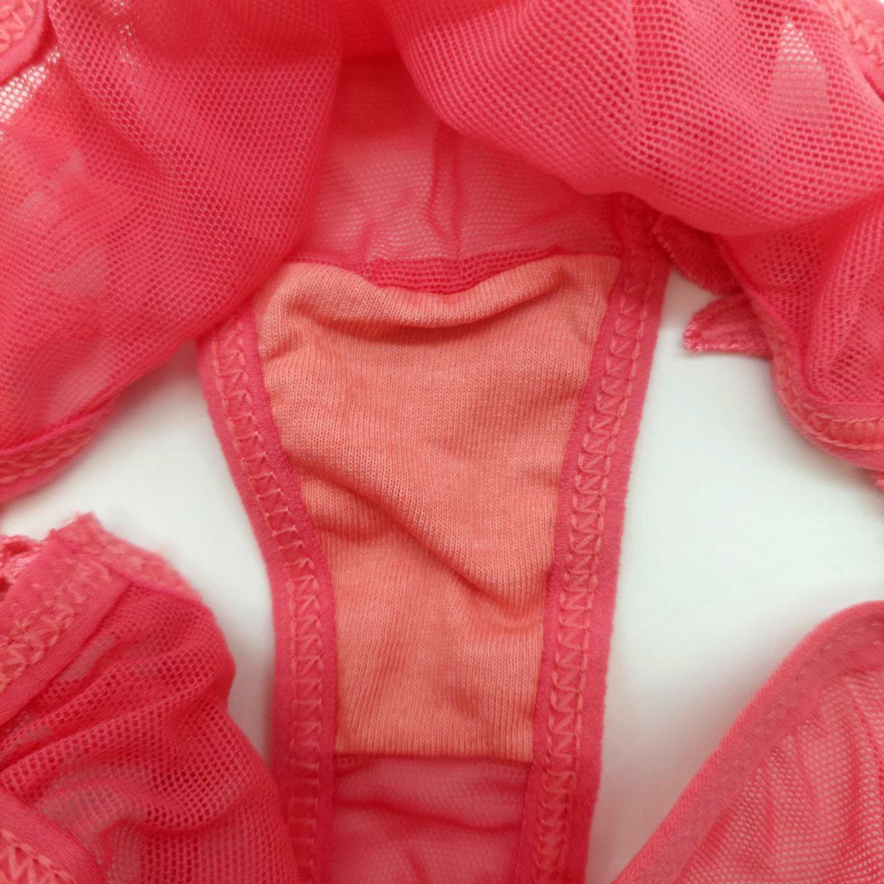 ست شورت و سوتین زنانه مکسوریا مدل انبرودی گلدانتل کد NKU MAX 02204 - - 6