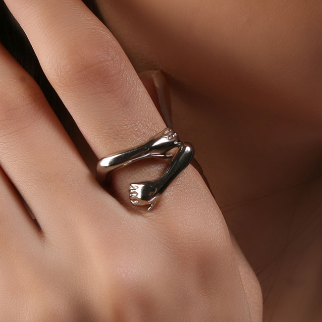 انگشتر زنانه مدل آغوش