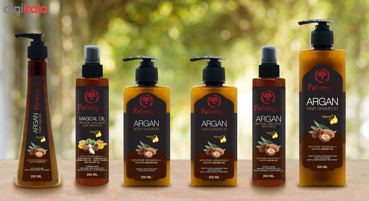 ماسک مو با آبکشی ویتامینه فابریگاس مدل Argan حجم 250 میلی لیتر -  - 2