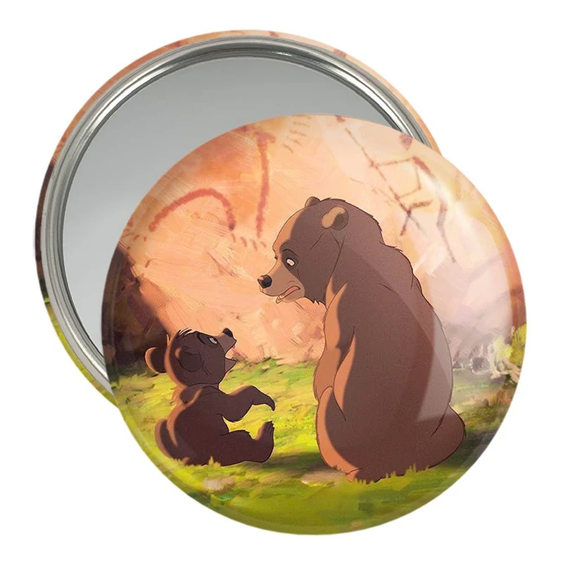 آینه جیبی خندالو مدل انیمیشن خرس برادر Brother Bear  کد 13720