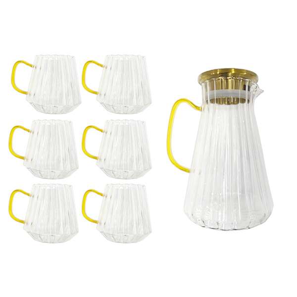 سرویس پارچ و لیوان 7 پارچه وردا مدل 2005