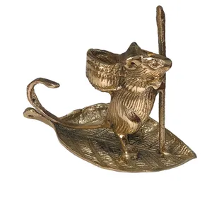 مجسمه برنجی مدل موش کد H-1107