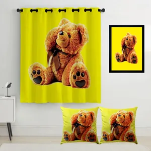 Rence S2-41058 Curtain with Tableau and Cushion