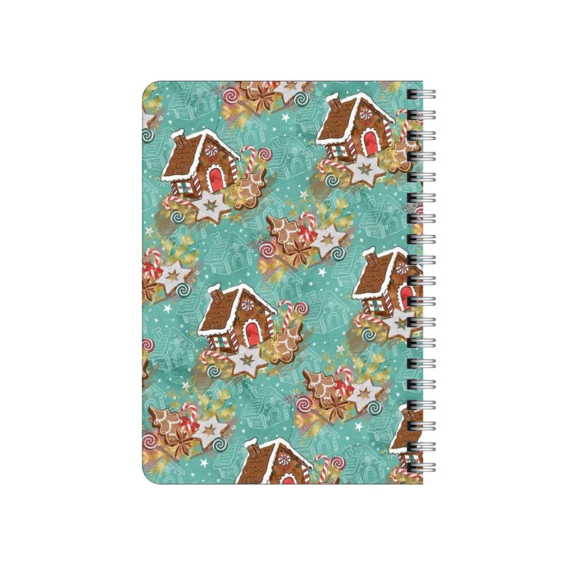 دفترچه یادداشت بامبیلیپ مدل چوبی طرح خونه شکلاتی کریسمس کد 3847025