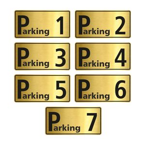 تابلو راهنما طرح پارکینگ مدل GNG607 مجموعه 7 عددی