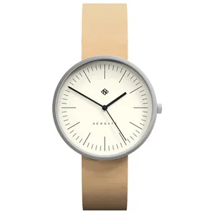 ساعت مچی عقربه ای نیوگیت مدل The Drumline Nude Nubuck Strap