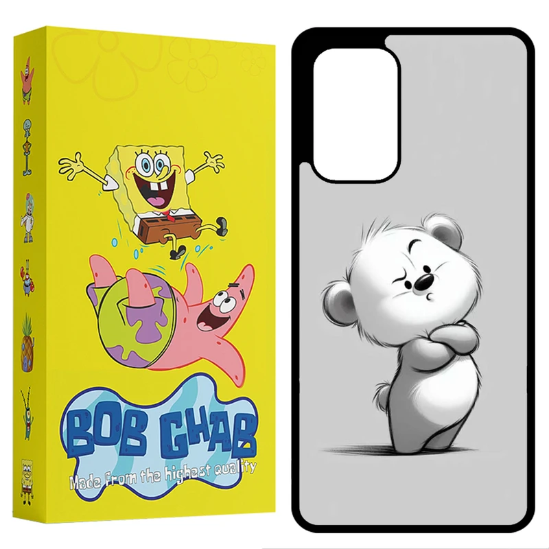 کاور باب قاب طرح خرس مدل BCPA53 مناسب برای گوشی موبایل سامسونگ Galaxy A53 5G