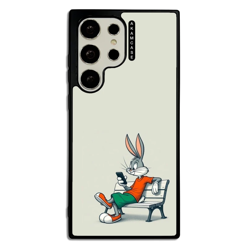 کاور آکام مدل AMC-WSGS23U-BUNNY-27 مناسب برای گوشی موبایل سامسونگ Galaxy S23 Ultra