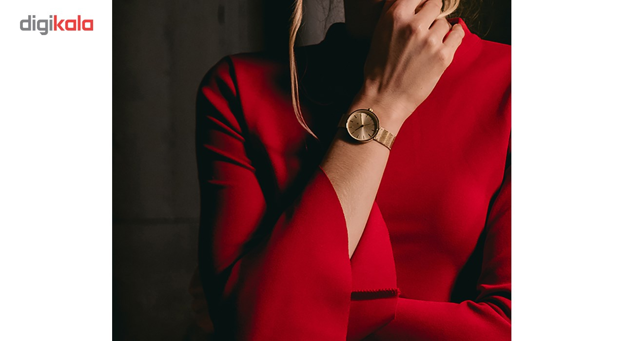 ساعت زنانه برند نیوگیت مدل The Atom Gold Mesh Bracelet ساعت زنانه برند نیوگیت مدل The Atom Gold Mesh Bracelet