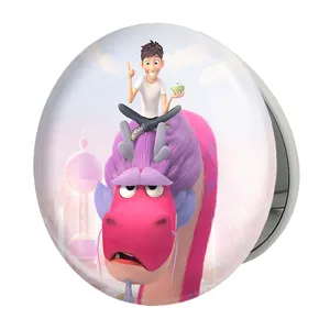 آینه جیبی خندالو طرح اژدهای آرزو Wish Dragon مدل تاشو کد 4768 