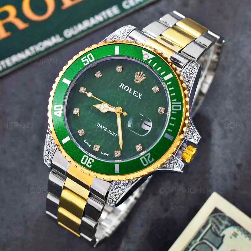 ساعت مچی عقربهای مردانه مدل ساب مارین نگینی 01 ساعت مچی عقربهای مردانه مدل ساب مارین نگینی 01