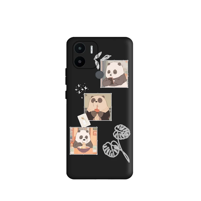 کاور قاب گوشی طرح قاب عکس پاندا خرسی کد k1183 مناسب برای گوشی موبایل شیائومی Redmi A1 Plus / Redmi A2 Plus
