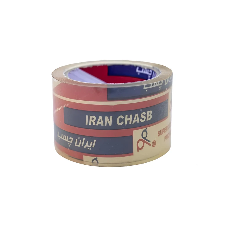 عکس شماره 2 : چسب پهن ایران چسب مدل سوپر کریستال شفاف طول 81 متر