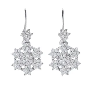 گوشواره نقره مایا مدل MSE133