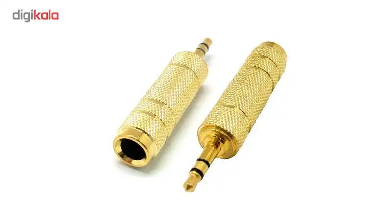 مبدل جک 6.3 میلی متری به جک 3.5 میلی متری مدل GOLD