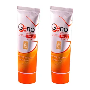 کرم ضد آفتاب و مرطوب کننده گنو گمبرون مدل SPF 25 بسته 2 عددی
