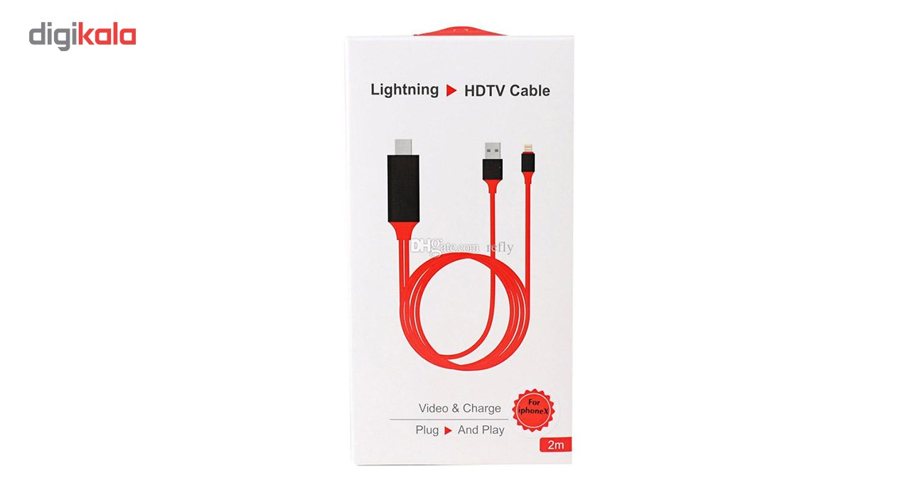 کابل تبدیل لایتنینگ به HDMI مدل HDTV  به طول 2 متر