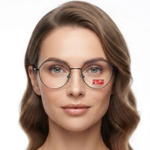 فریم عینک طبی زنانه مدل چند ضلعی استیل کد 0395