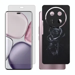 Glass Together model matte screen protector suitable for Honor X9c mobile phone with back cover sticker