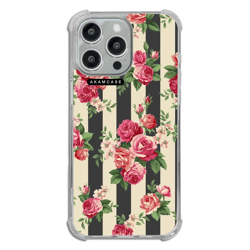 کاور آکام مدل AMC-WTA15PROMAX-FLOWERS12 مناسب برای گوشی موبایل اپل iPhone 15 Pro Max