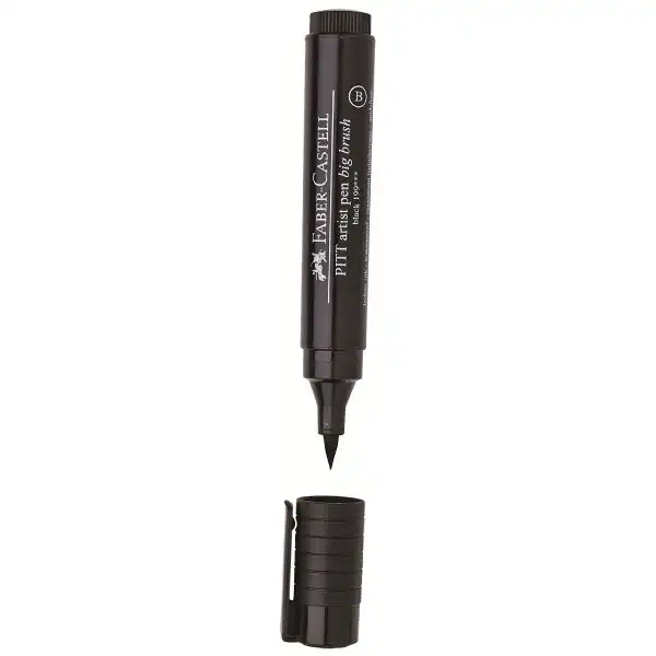 ماژیک حرفه ای فابر کاستل مدل Pitt Artist - Black 199